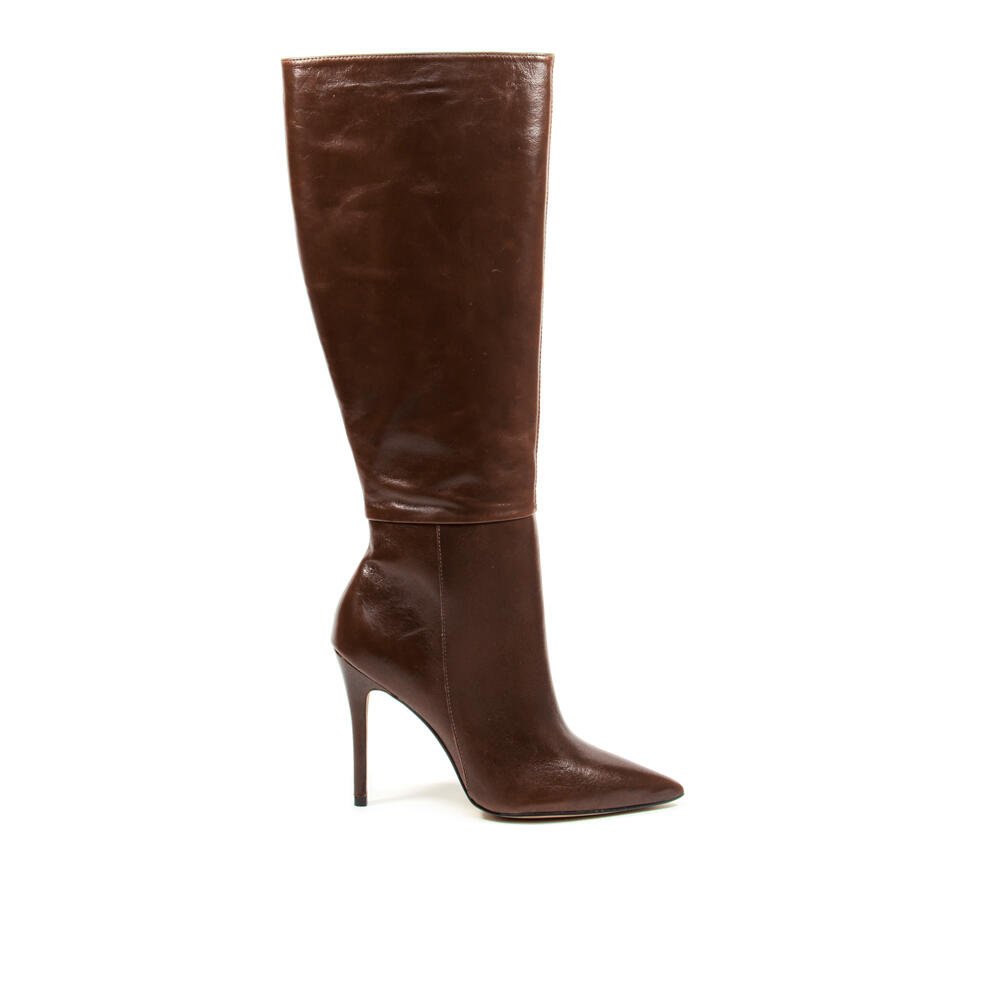 Bota Couro Marrom Cano Longo Cecconello 2396007-6