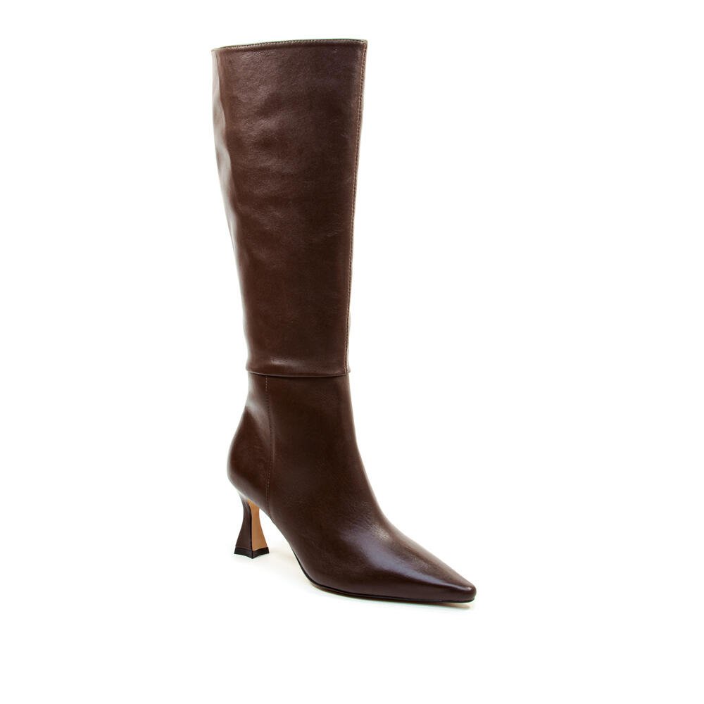 Bota Couro Marrom Cano Longo Cecconello 2632005-16 Marrom 3