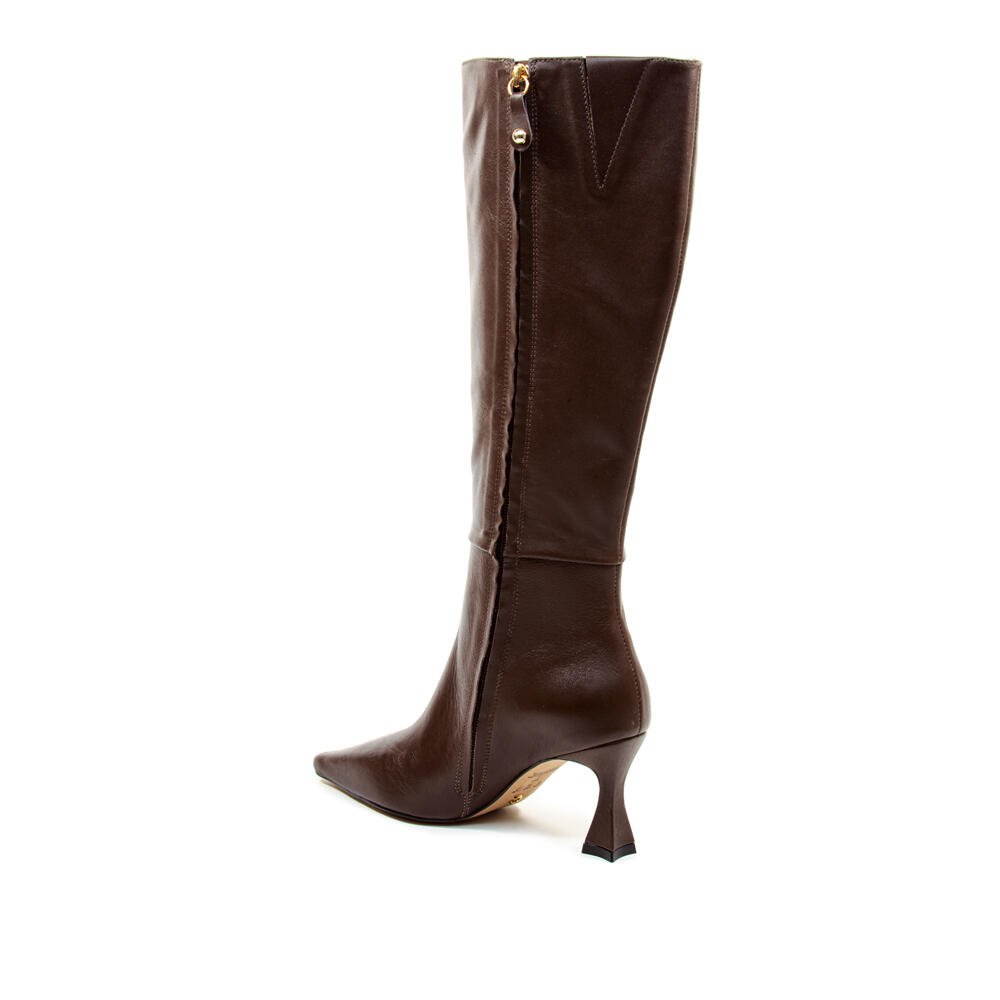 Bota Couro Marrom Cano Longo Cecconello 2632005-16 Marrom 4