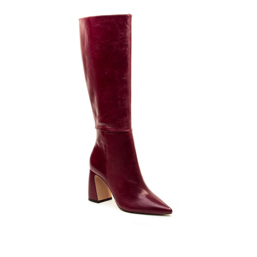 Bota Couro Bordô Cano Longo Cecconello 2626002-23 Bordô 3