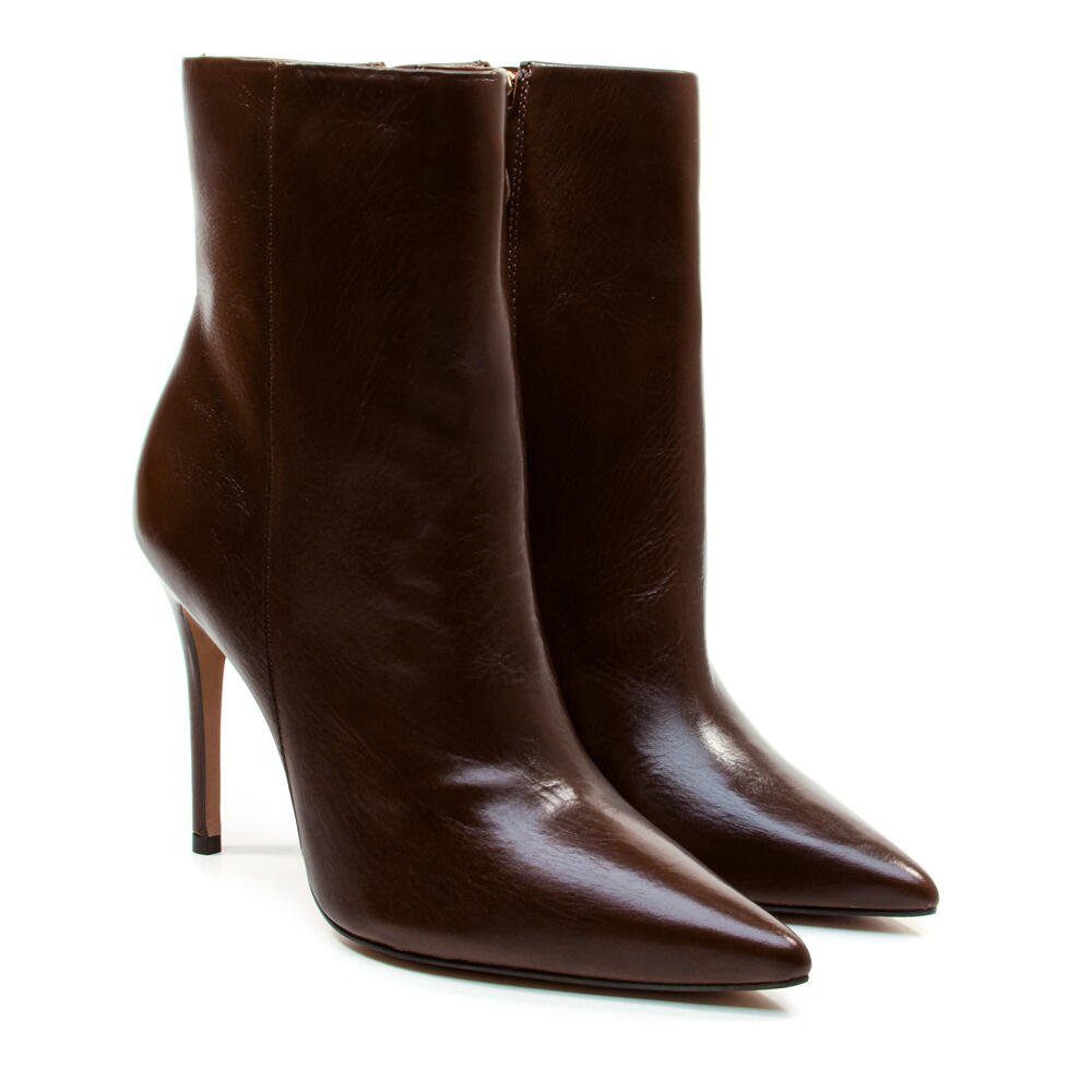 Bota Couro Marrom Cano Curto Cecconello 2396008-6 Marrom 5