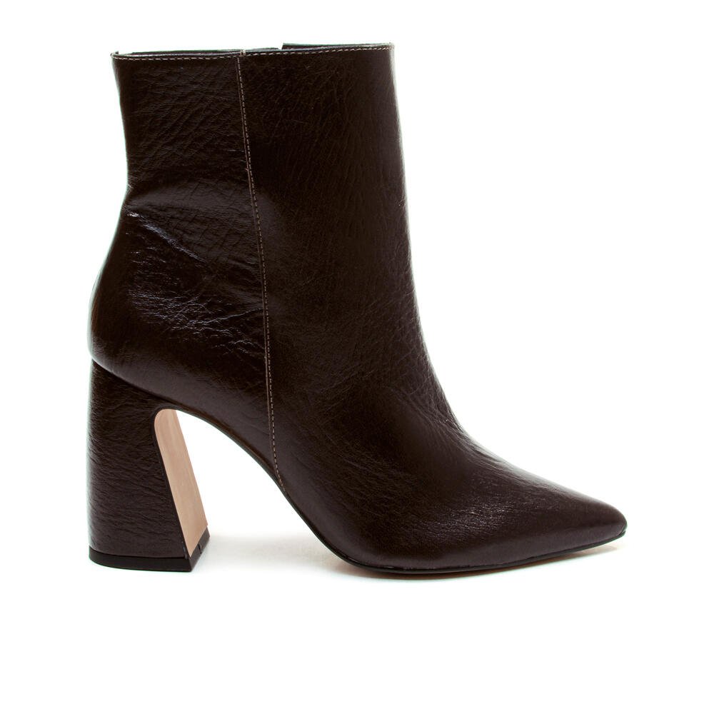 Bota Couro Marrom Cano Curto Cecconello 2626001-25