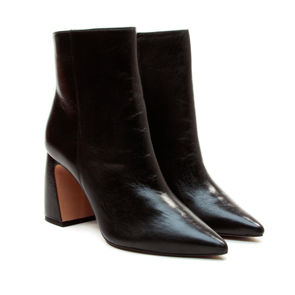 Bota Couro Preto Cano Curto Cecconello 2626001-26 Preto 5