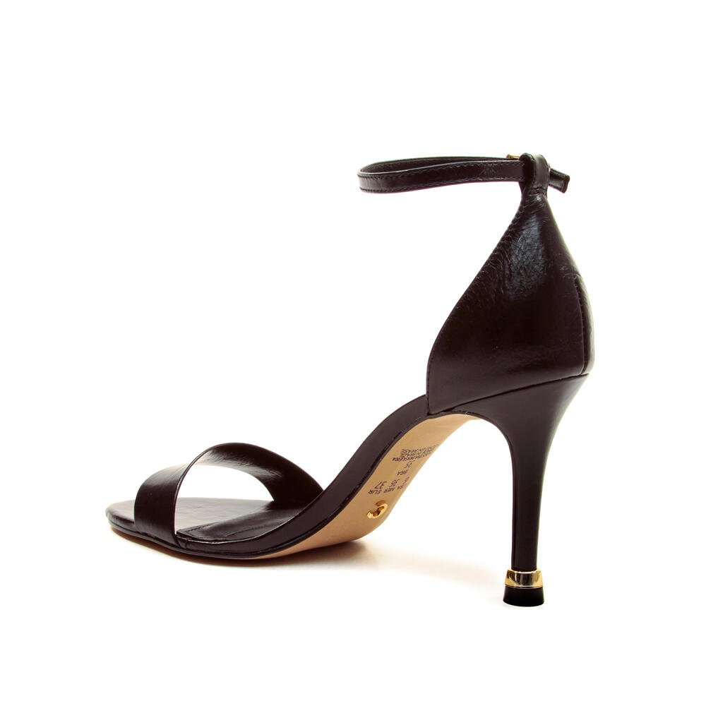 Sandália Couro Preto Salto Alto Cecconello 2874001-1 Preto 4