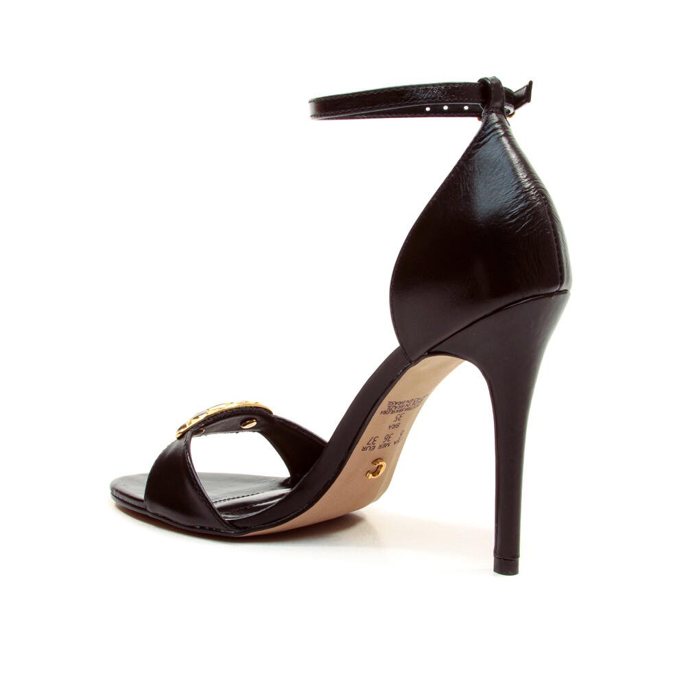 Sandália Couro Preto Salto Alto Cecconello 2898001-1 Preto 4