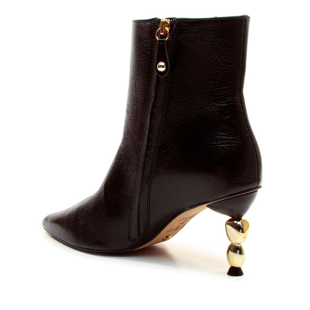 Bota Couro Preto Cano Curto Cecconello 2935002-1 Preto 4