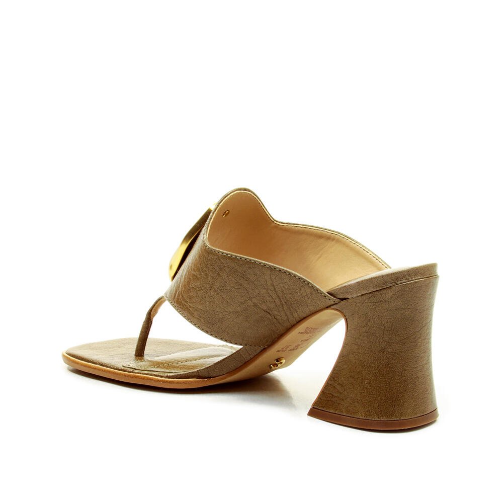 Tamanco Couro Verde Salto Médio Cecconello 2891002-3 Verde 4