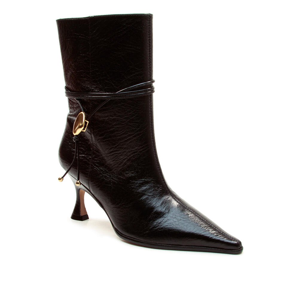 Bota Couro Preto Cano Curto Cecconello 2905004-3 Preto 3