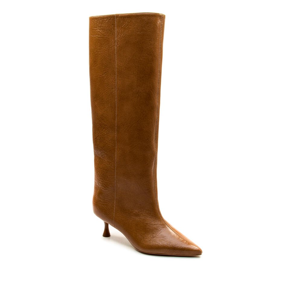 Bota Couro Marrom Cano Longo Cecconello 2929002-3 Marrom 3