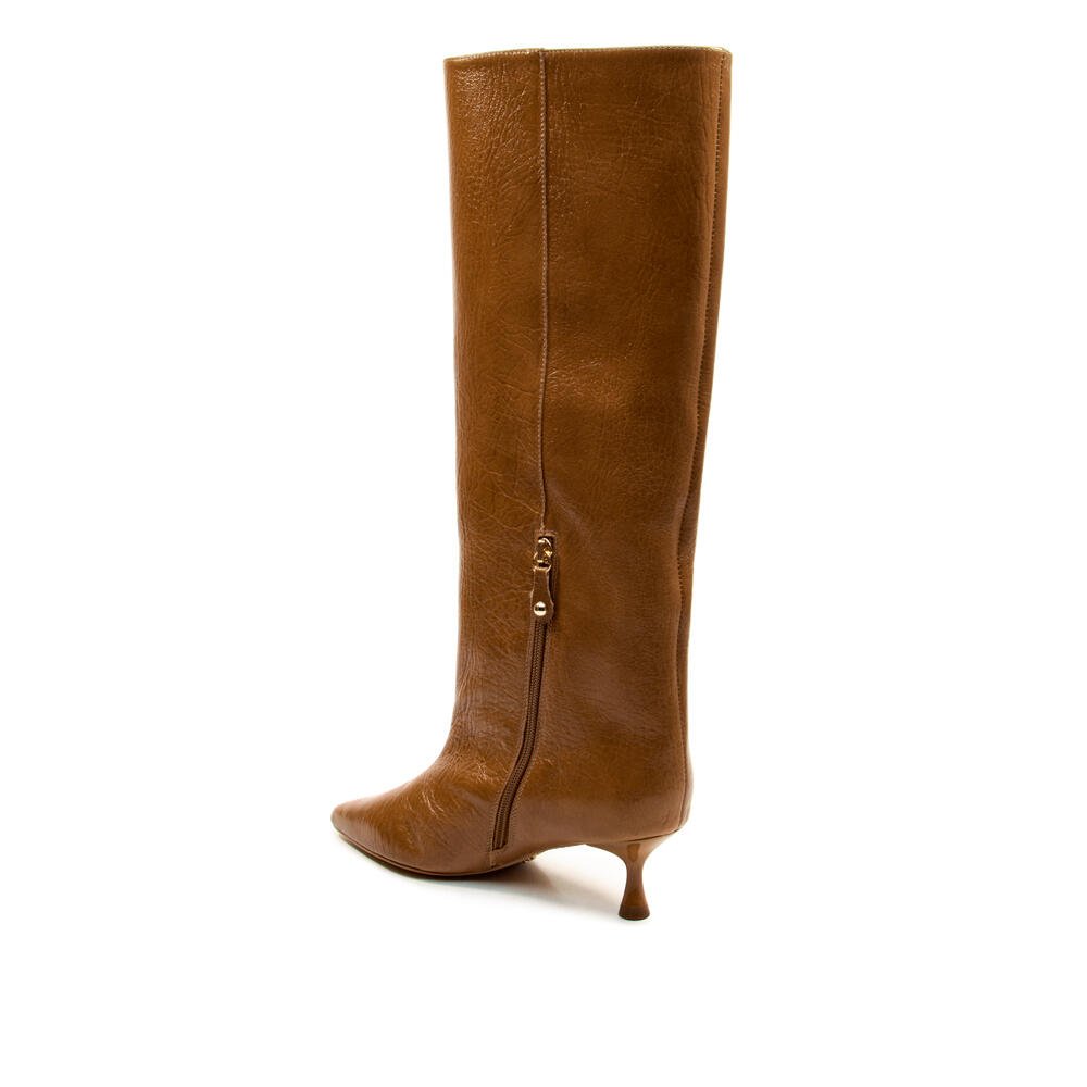Bota Couro Marrom Cano Longo Cecconello 2929002-3 Marrom 4