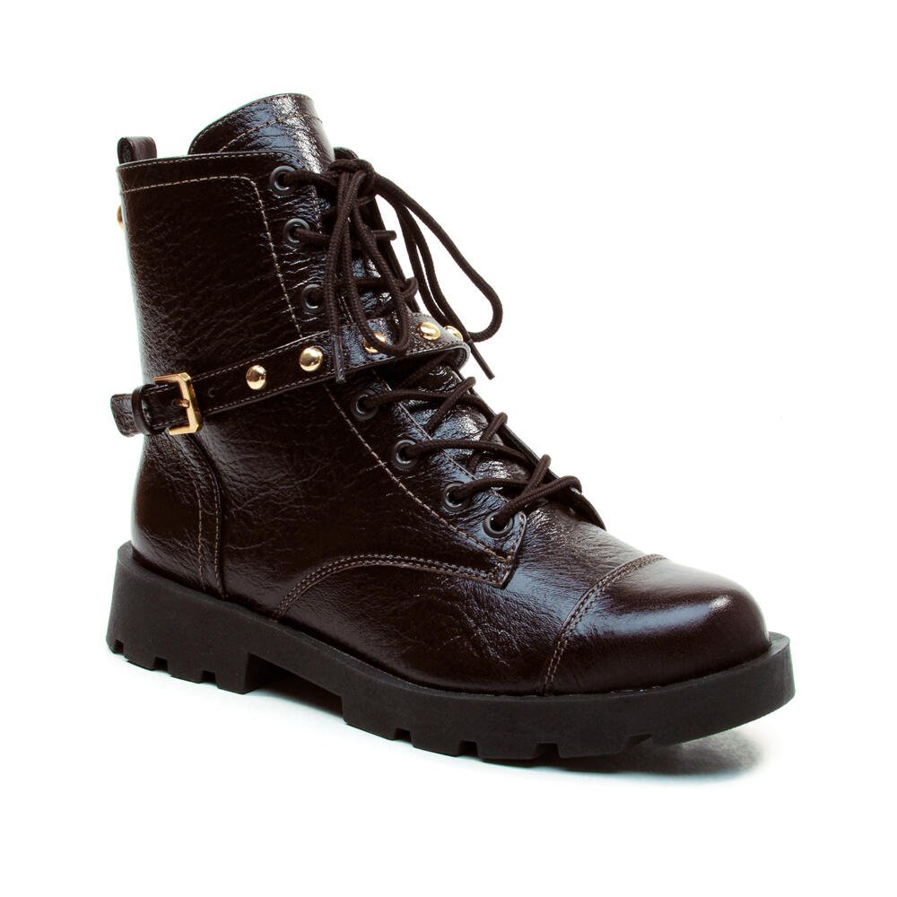 Coturno Couro Marrom Cano Curto Cecconello 2926001-2 Marrom 3