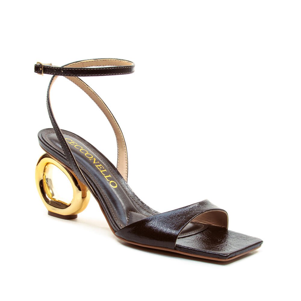 Chinelo M. Couro Mar. S. Méd. Vaz. Ccc 2193004-24 Marrom 3