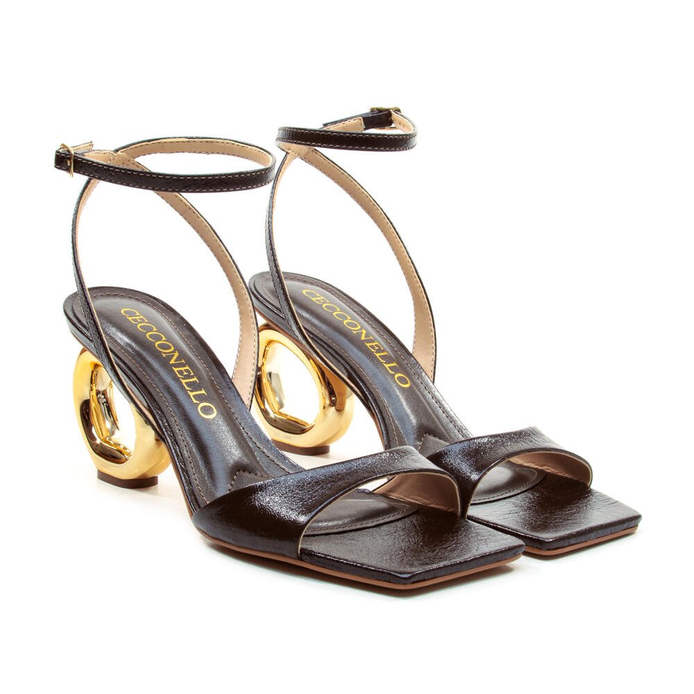 Chinelo M. Couro Mar. S. Méd. Vaz. Ccc 2193004-24 Marrom 5