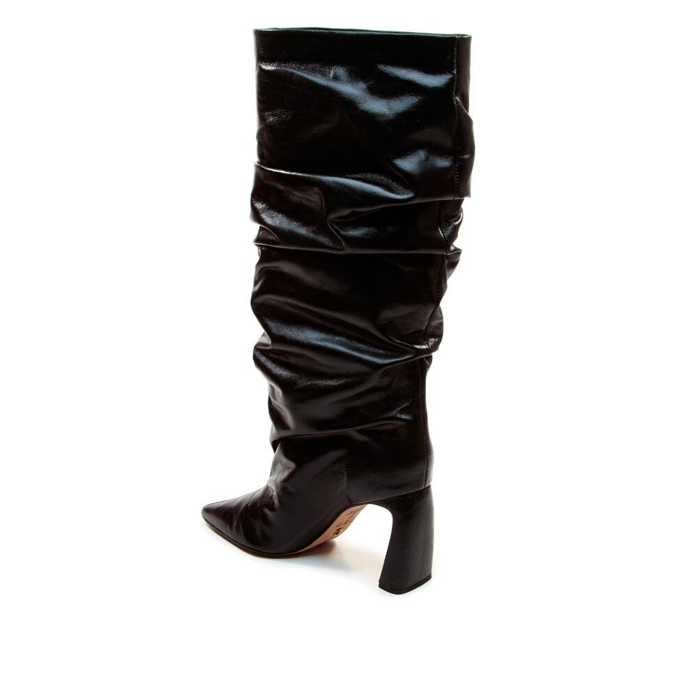 Bota Couro Preto Cano Longo Cecconello 2928001-2 Preto 4