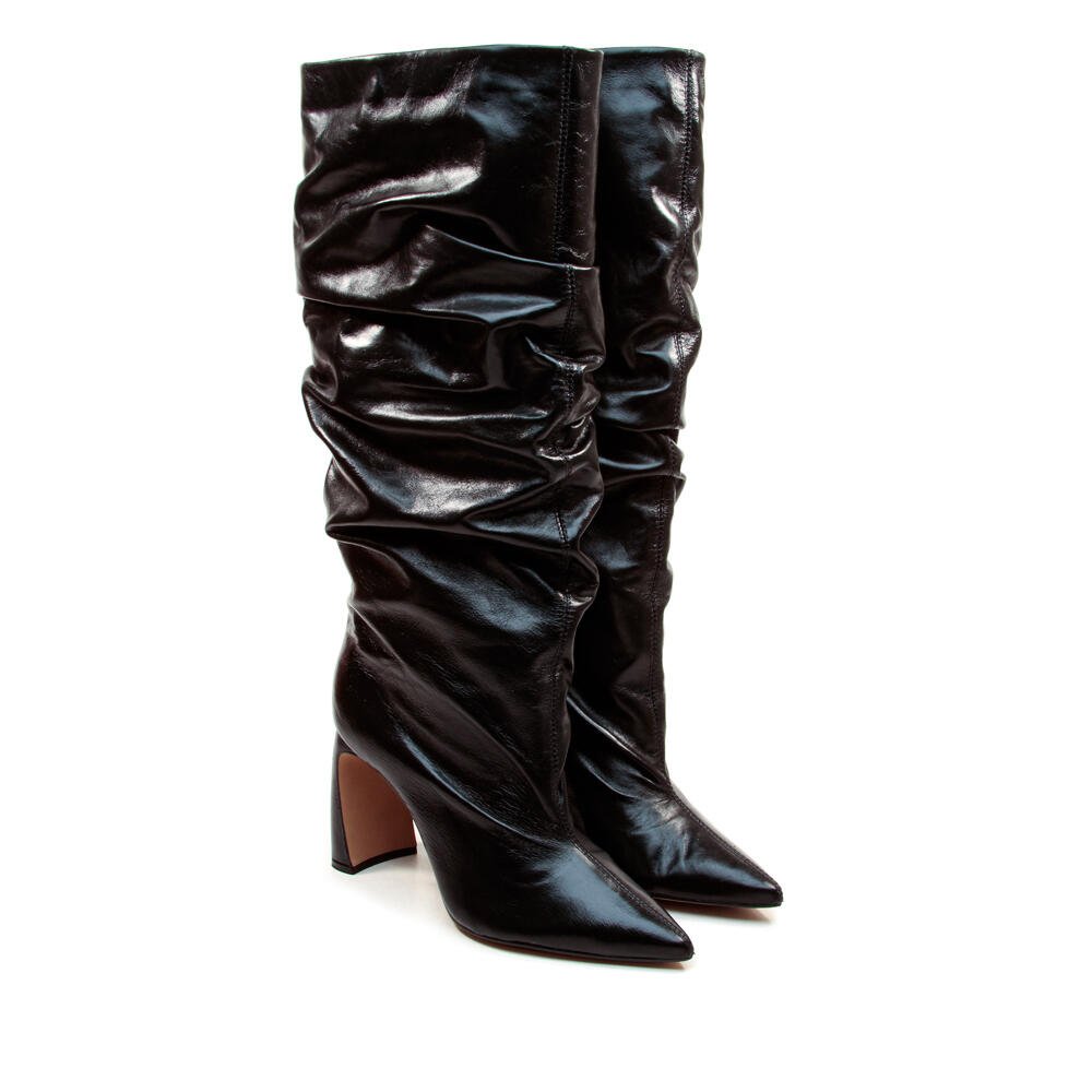 Bota Couro Preto Cano Longo Cecconello 2928001-2 Preto 5