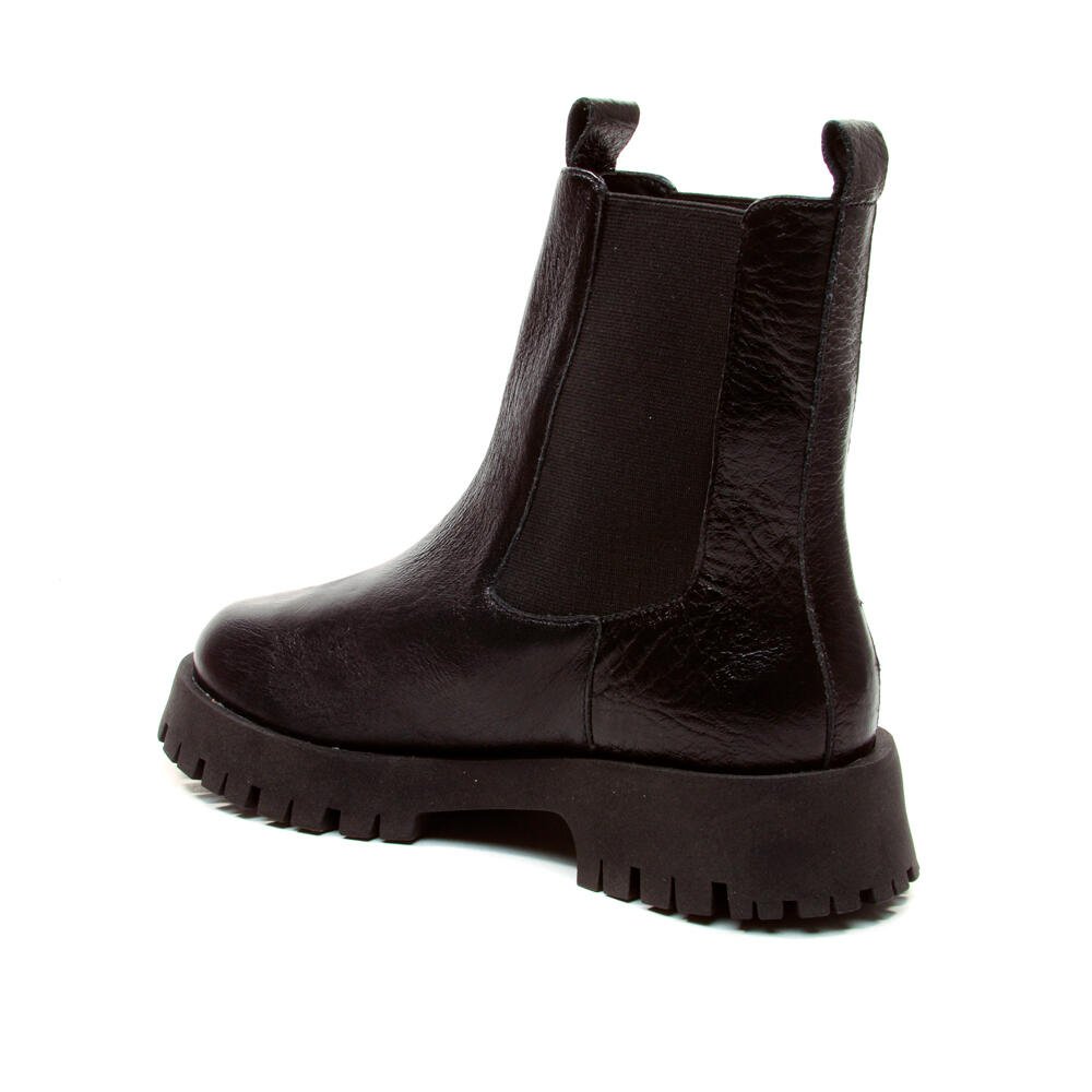 Bota Couro Preto Cano Curto Cecconello 2927001-1 Preto 4