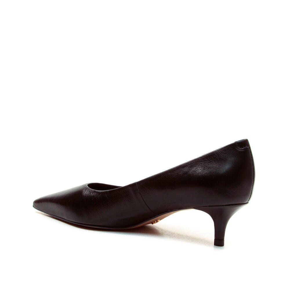 Scarpin Couro Preto Salto Baixo Cecconello 2629001-26 Preto 3