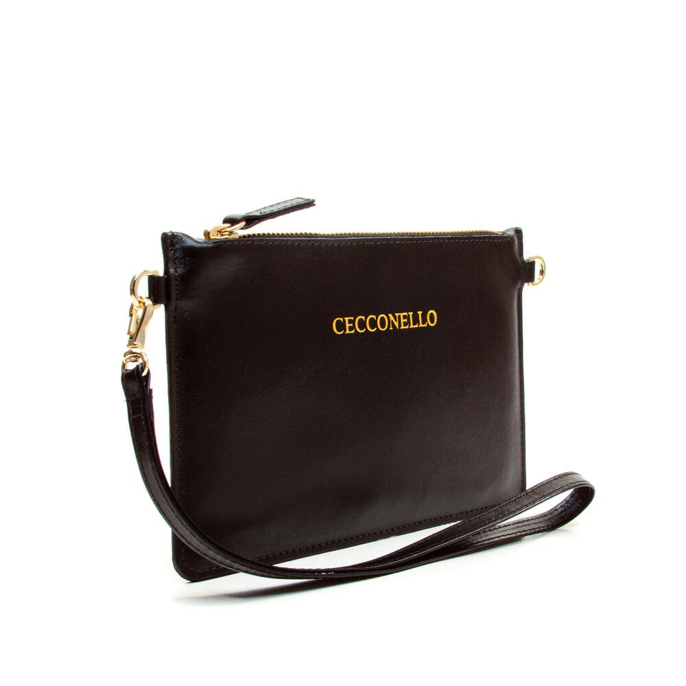 Bolsa Couro Preto Cecconello 1270002-7 Preto 2