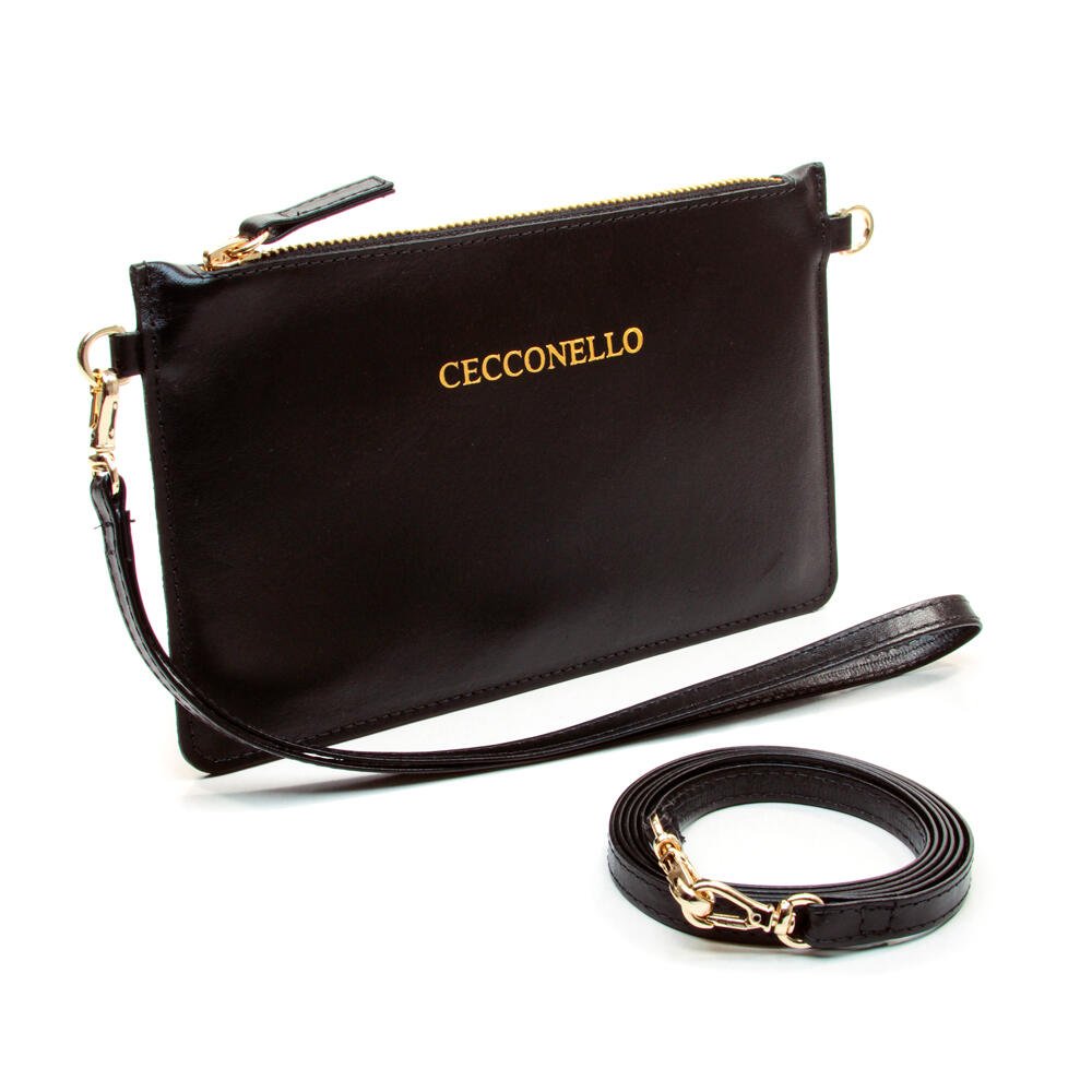 Bolsa Couro Preto Cecconello 1270002-7 Preto 4