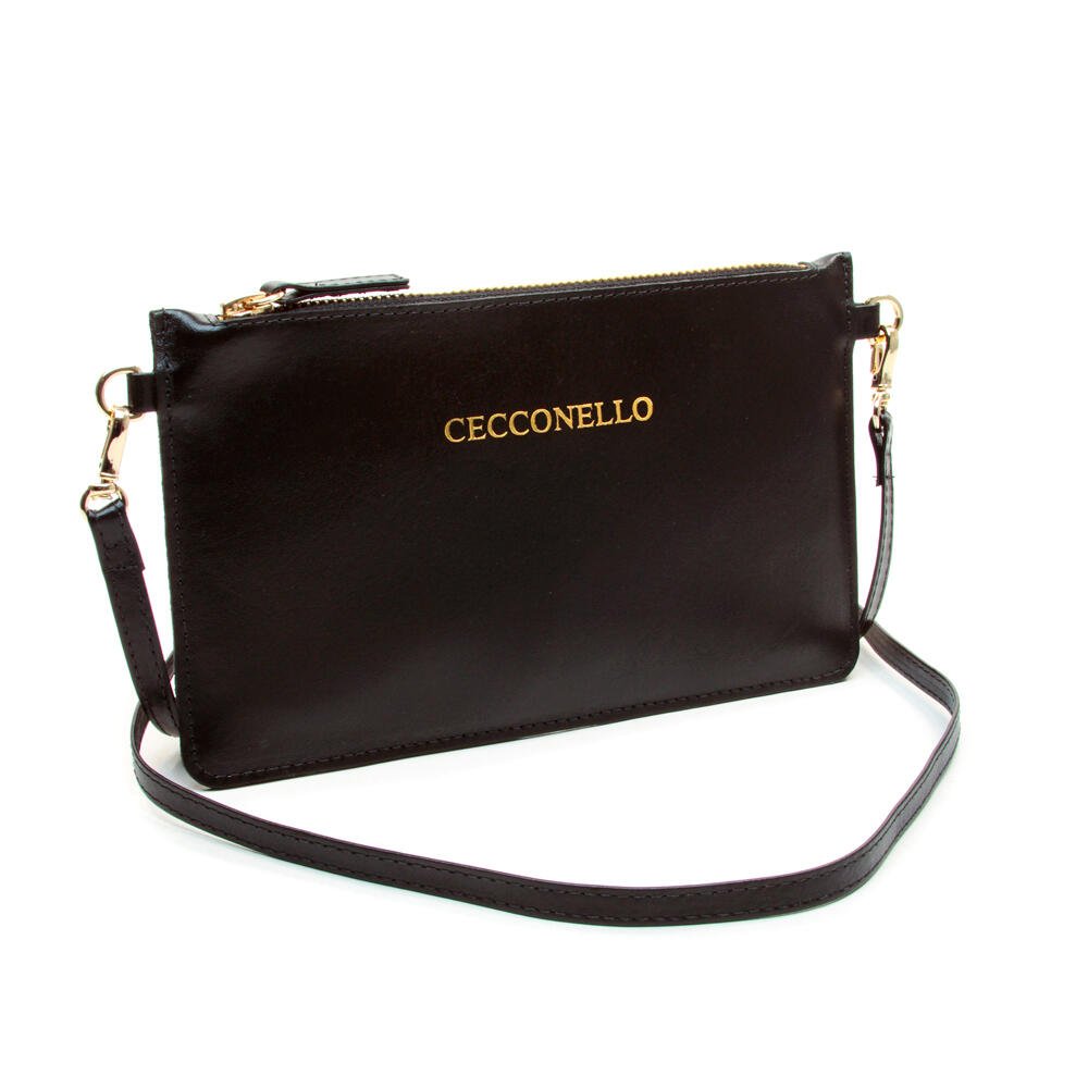Bolsa Couro Preto Cecconello 1270002-7 Preto 5