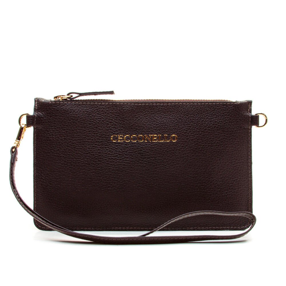 Bolsa Couro Marrom Cecconello 1270002-10