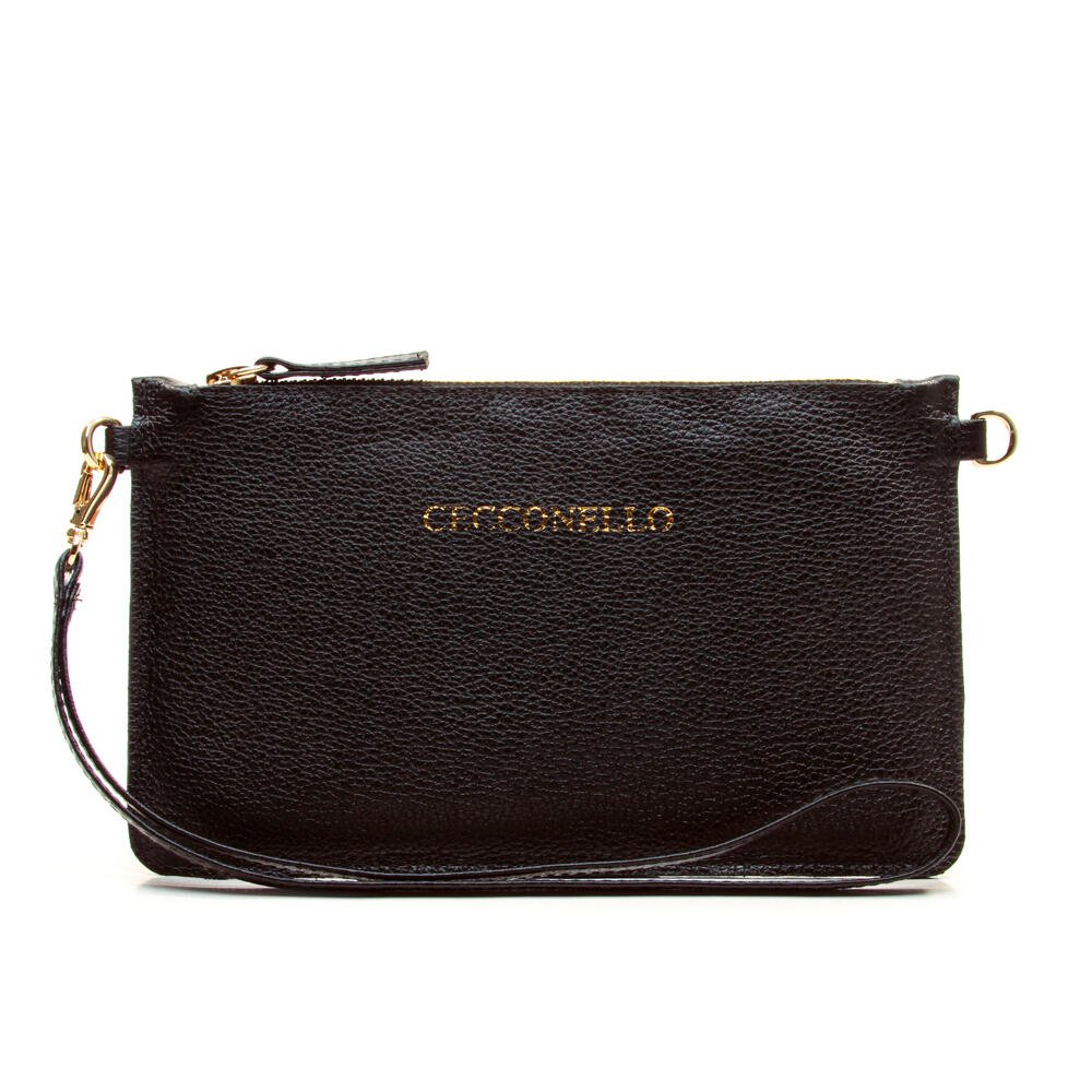 Bolsa Couro Preto Cecconello 1270002-12