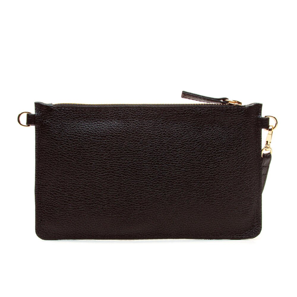 Bolsa Couro Preto Cecconello 1270002-12 Preto 3