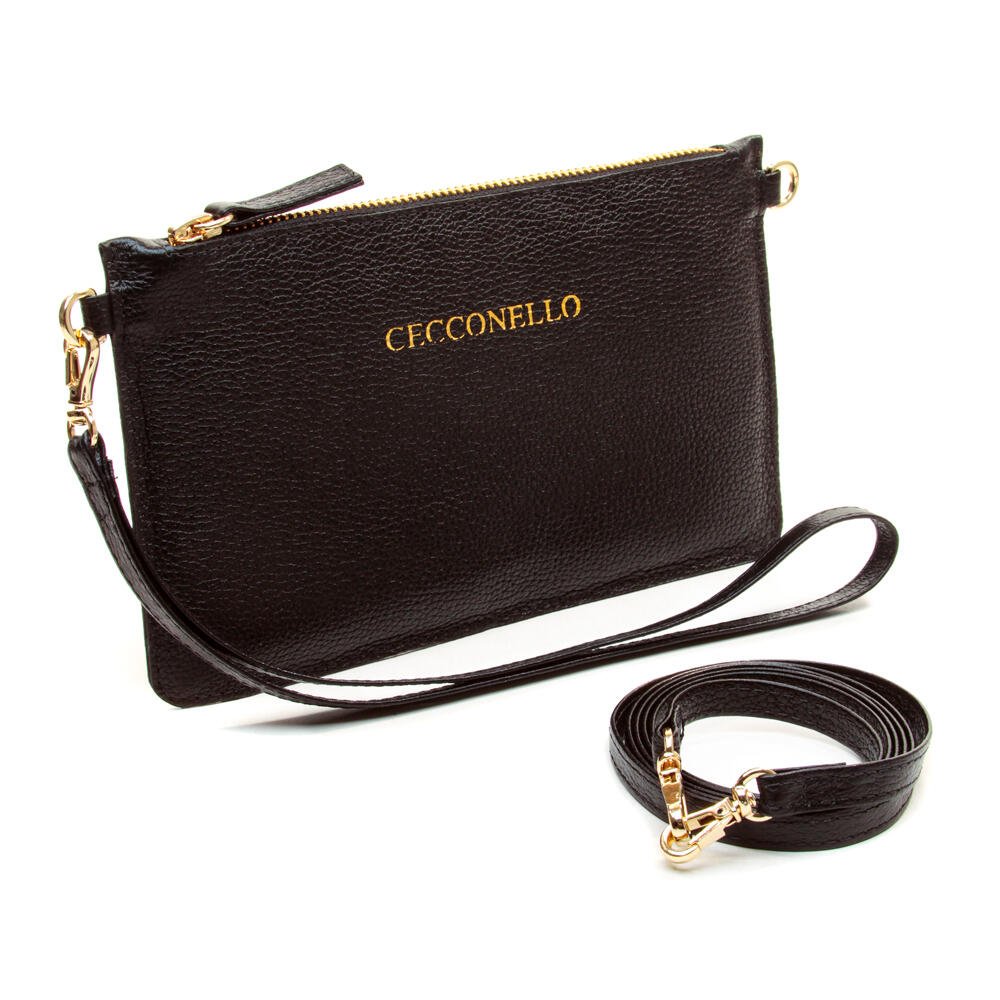 Bolsa Couro Preto Cecconello 1270002-12 Preto 4