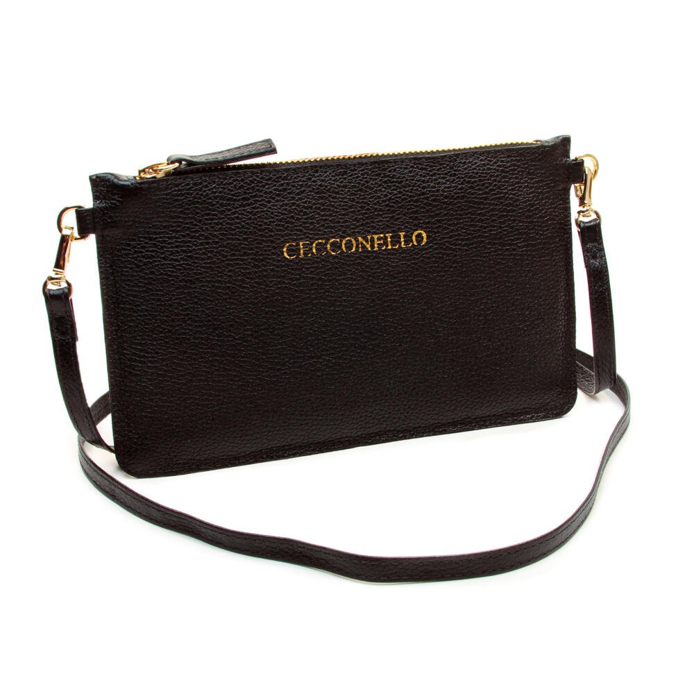 Bolsa Couro Preto Cecconello 1270002-12 Preto 5