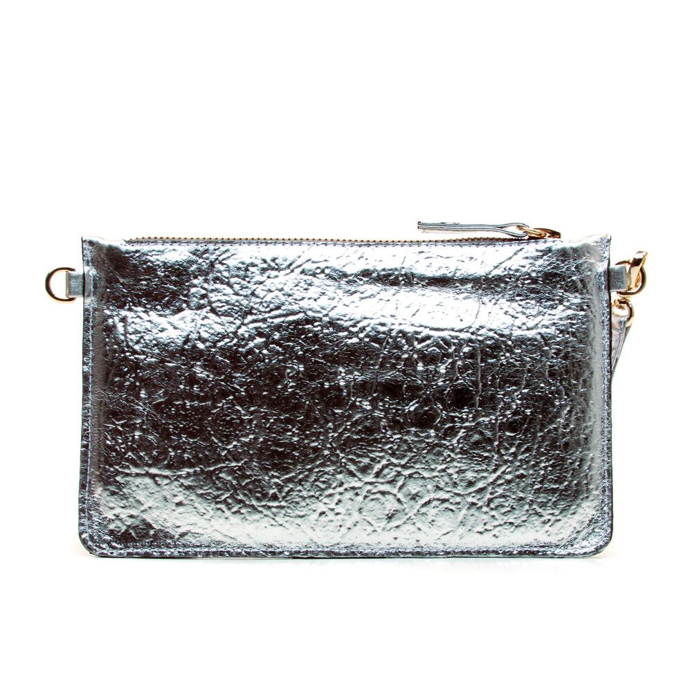 Bolsa Couro Prata Cecconello 1270002-13 Prata 3