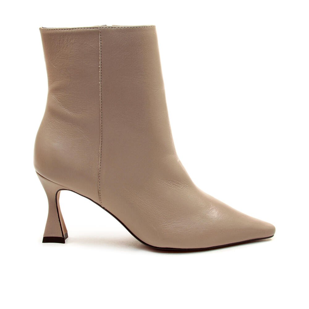 Bota Couro Nude Cano Curto Cecconello 2632004-17