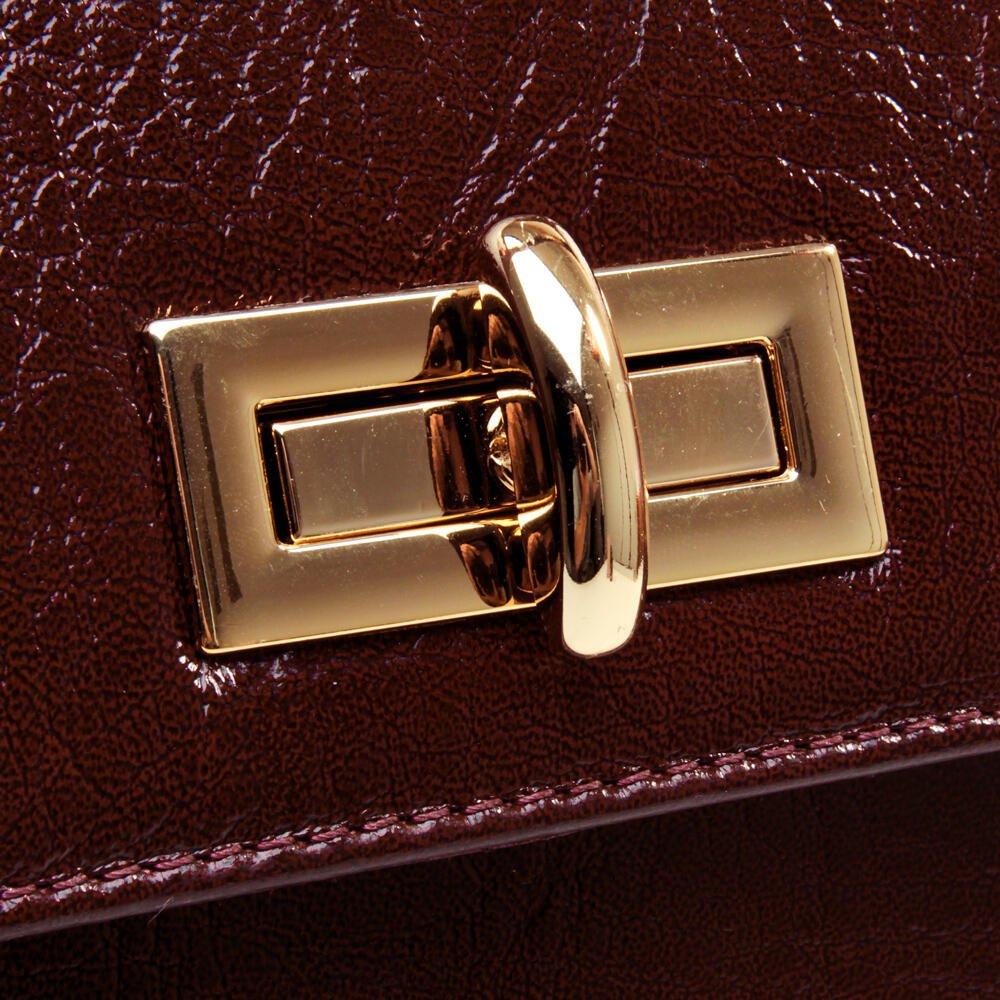 Bolsa Couro Bordô Cecconello C2647-5 Bordô 4