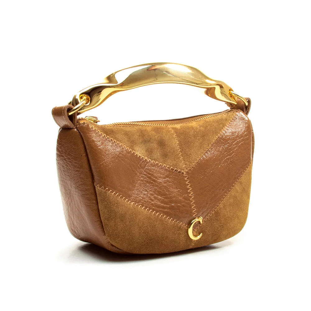 Bolsa Couro Marrom Cecconello C2653-3 Marrom 4