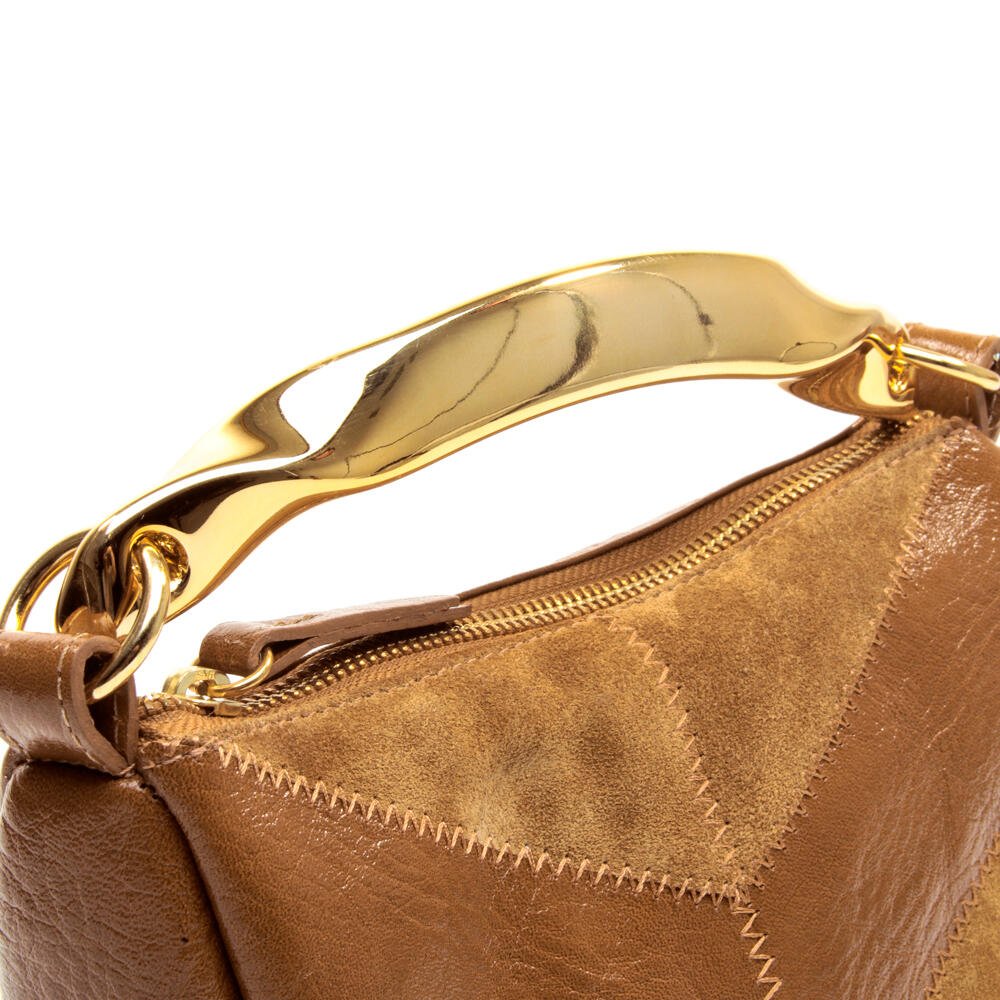 Bolsa Couro Marrom Cecconello C2653-3 Marrom 5