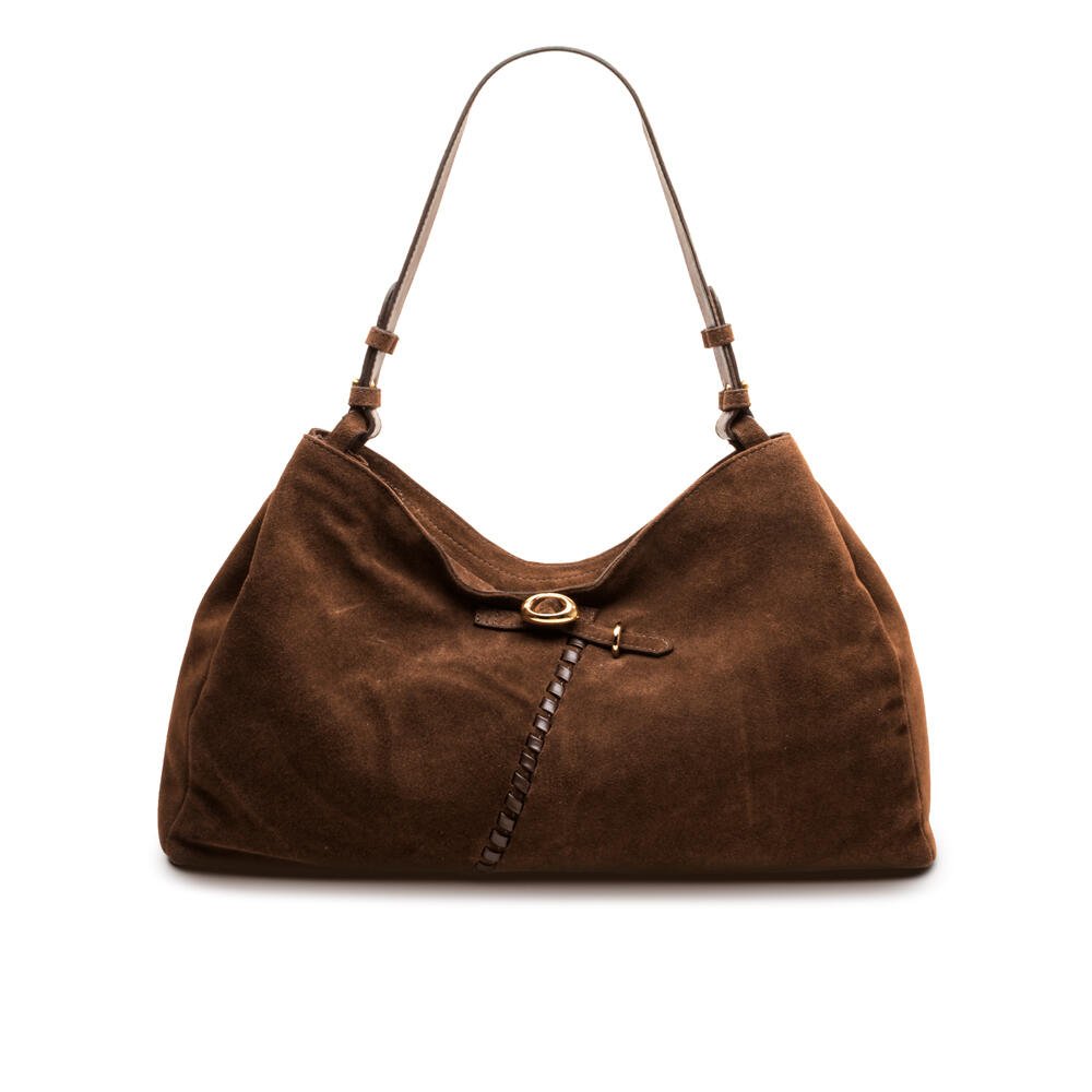 Bolsa Couro Marrom Cecconello C2655-3