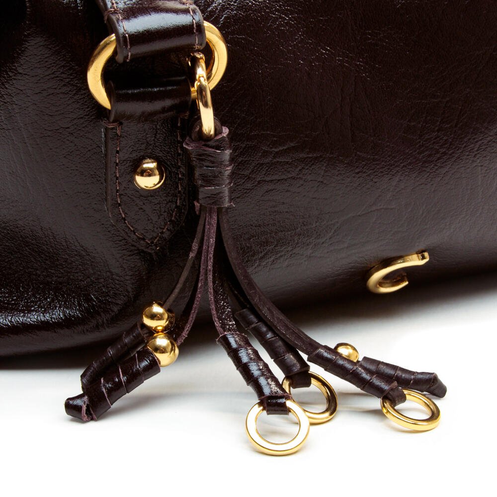 Bolsa Couro Marrom Cecconello C2654-1 Marrom 4