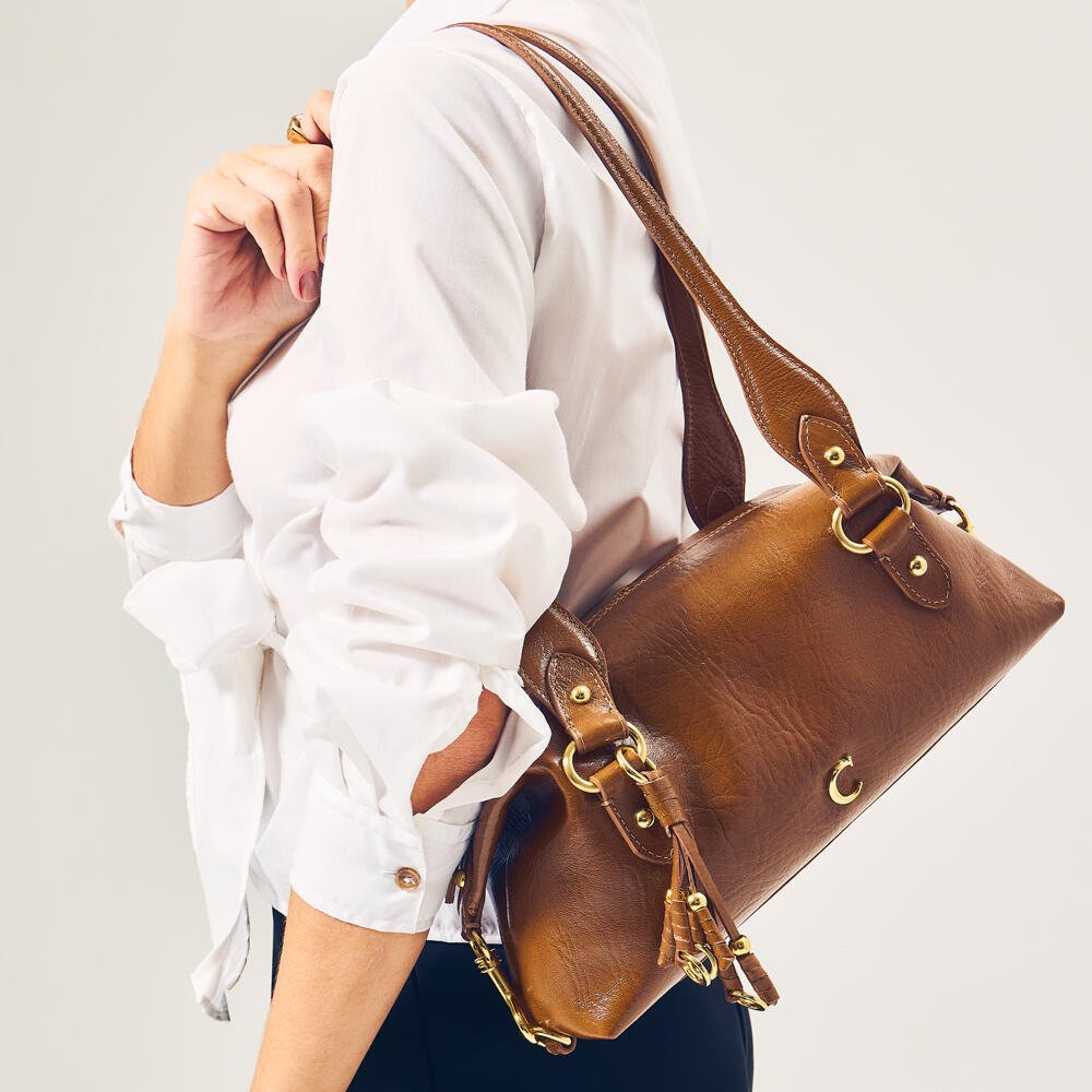 Bolsa Couro Marrom Cecconello C2654-2 Marrom 2