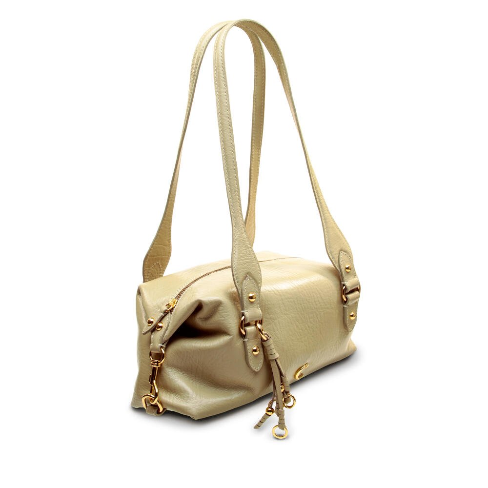 Bolsa Couro Bege Cecconello C2654-3 Bege 3