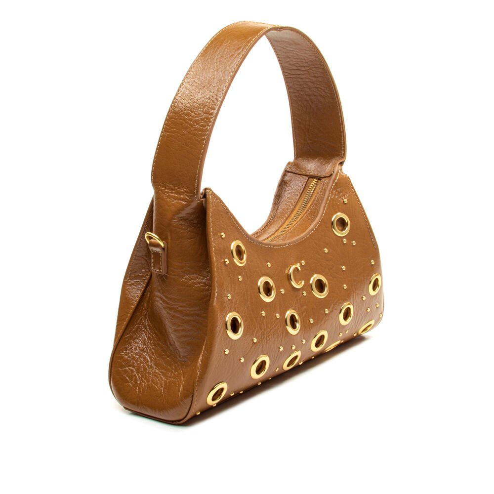 Bolsa Couro Marrom Cecconello C2652-3 Caramelo 4