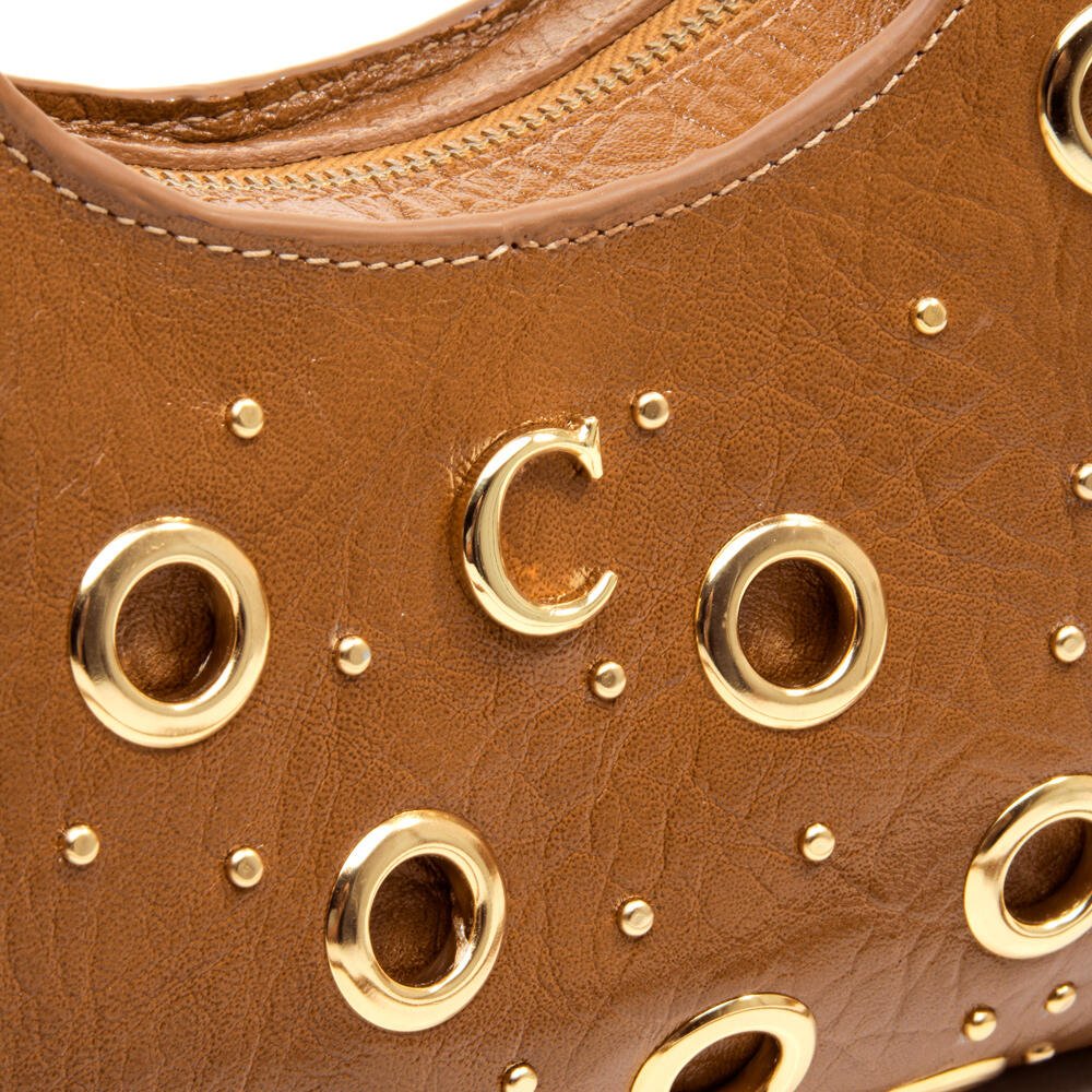 Bolsa Couro Marrom Cecconello C2652-3 Caramelo 5