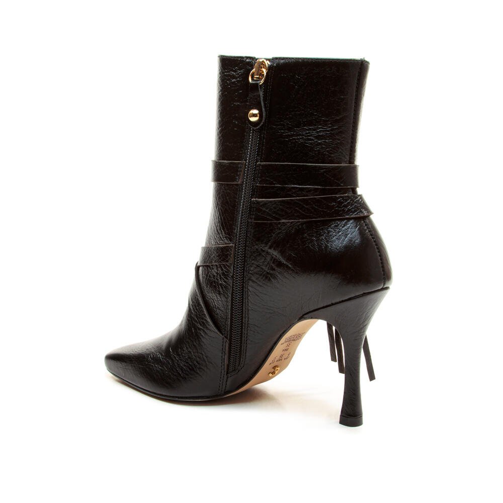 Bota Couro Preto Cano Curto Cecconello 2962001-2 Preto 3