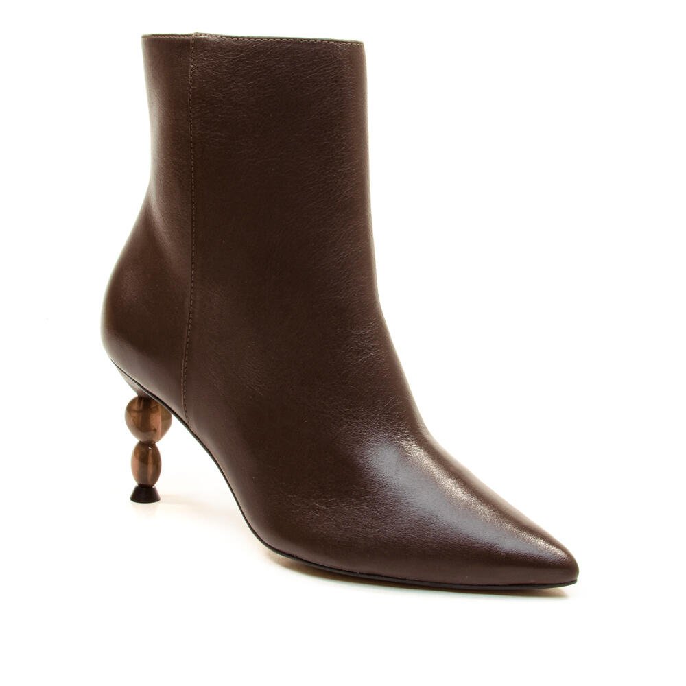 Bota Couro Marrom Cano Curto Cecconello 2935002-3 Marrom 2