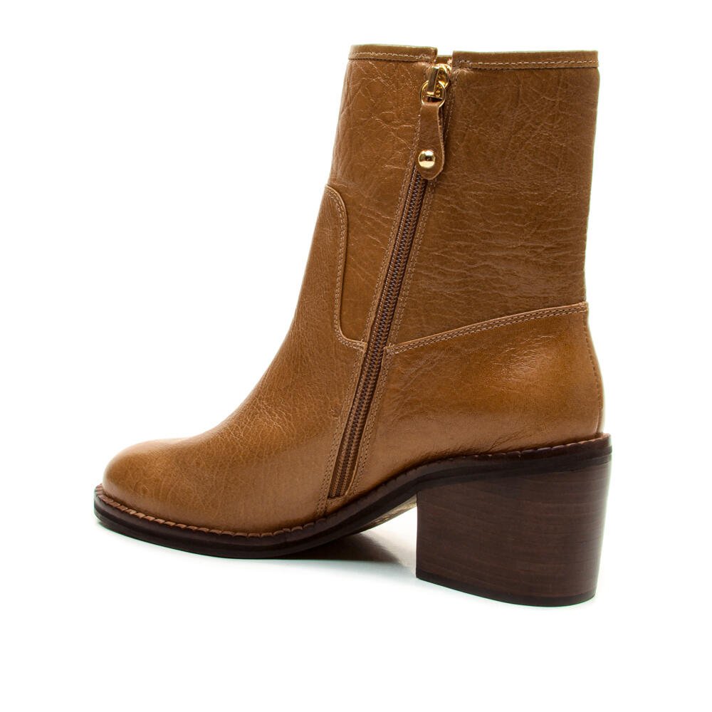Bota Couro Marrom Cano Curto Cecconello 2971002-3 Marrom 4