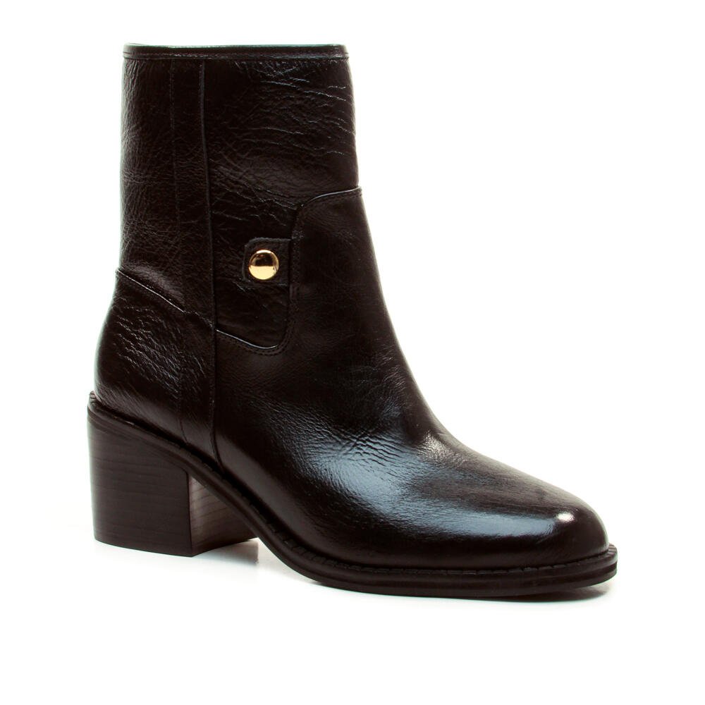 Bota Couro Preto Cano Curto Cecconello 2971002-2 Preto 3