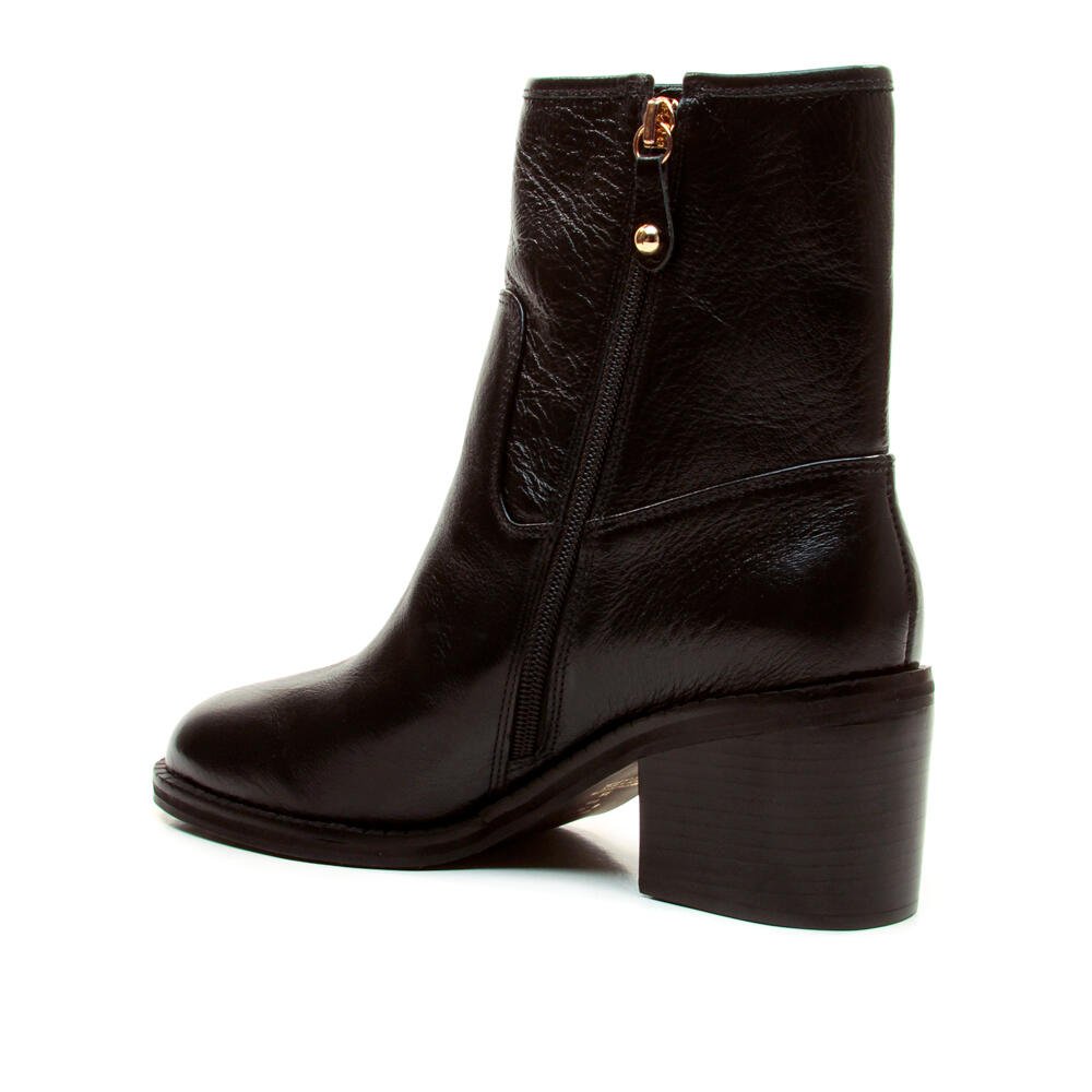 Bota Couro Preto Cano Curto Cecconello 2971002-2 Preto 4