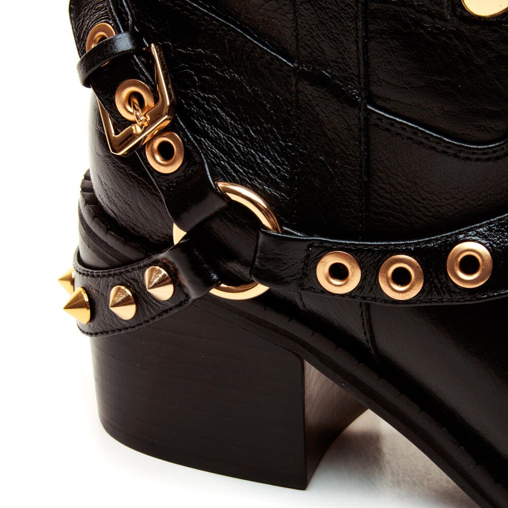 Bota Couro Preto Cano Longo Cecconello 2971001-2 Preto 5