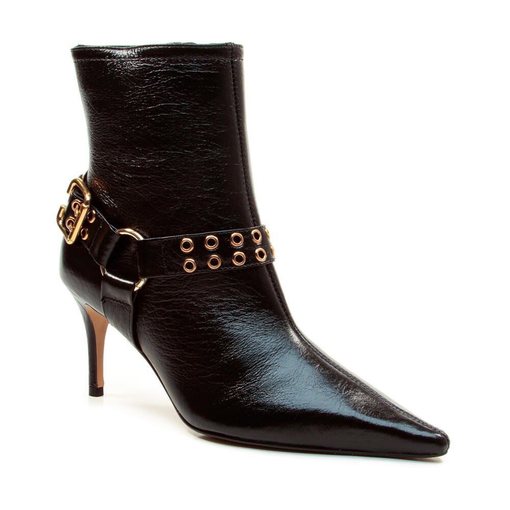 Bota Couro Preto Cano Curto Cecconello 2970001-1 Preto 3