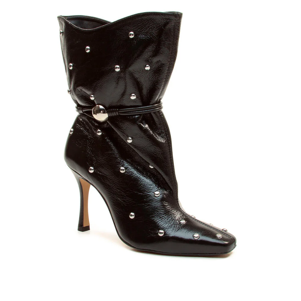 Bota Couro Preto Cano Médio Cecconello 2962003-1 Preto 3