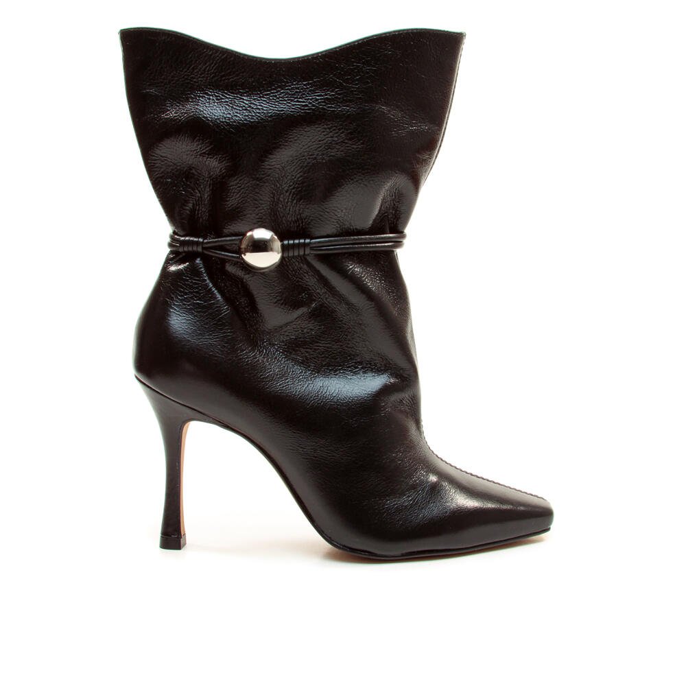 Bota Couro Preto Cano Médio Cecconello 2962004-1
