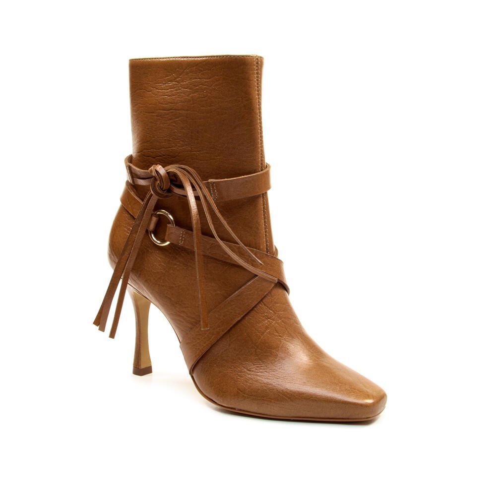 Bota Couro Marrom Cano Curto Cecconello 2962001-3 Marrom 3